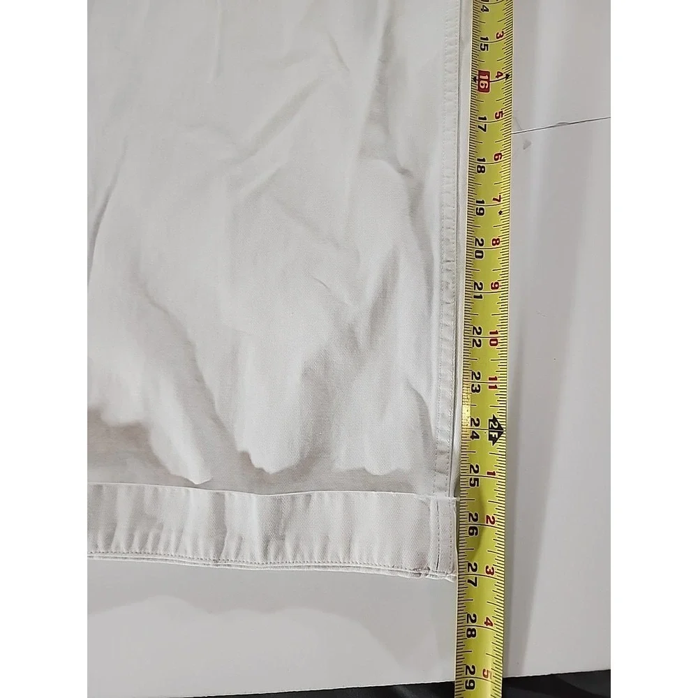 Vtg 90's Polo Ralph Lauren Dungarees White Canvas Workwear Utility Pants‎ 41X29